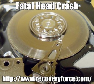 Hard Drive with Head Crash