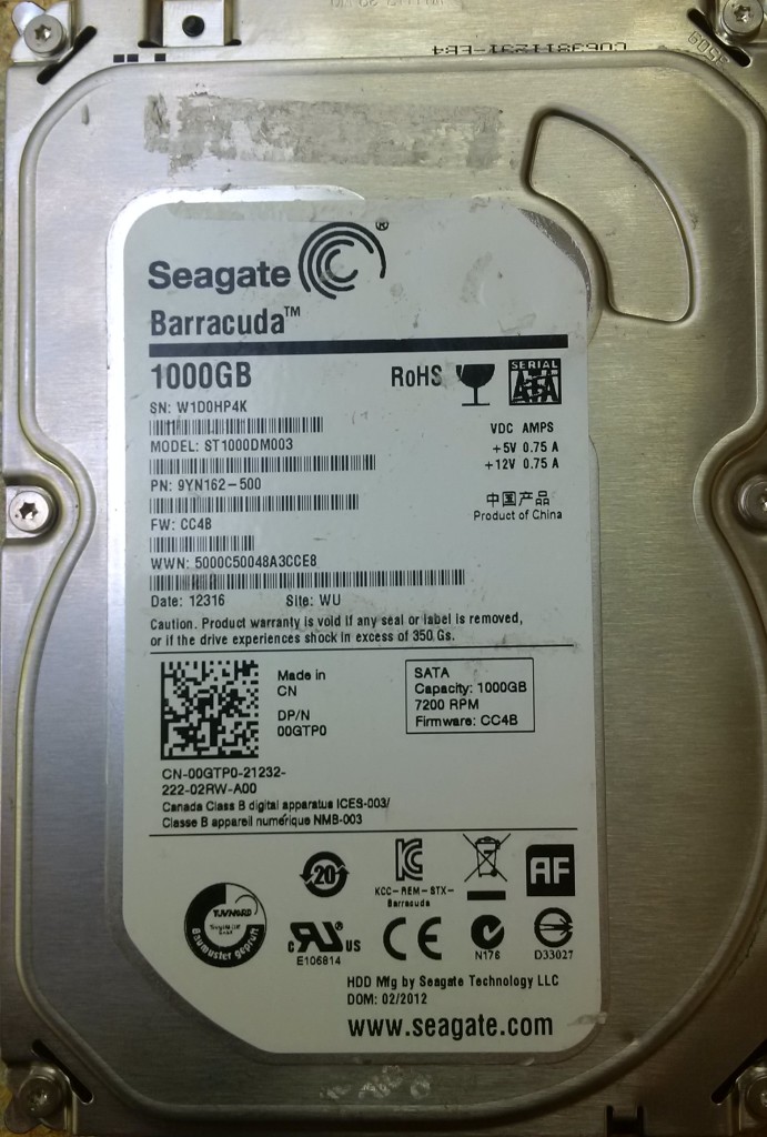seagate seatools serial number doesnt match