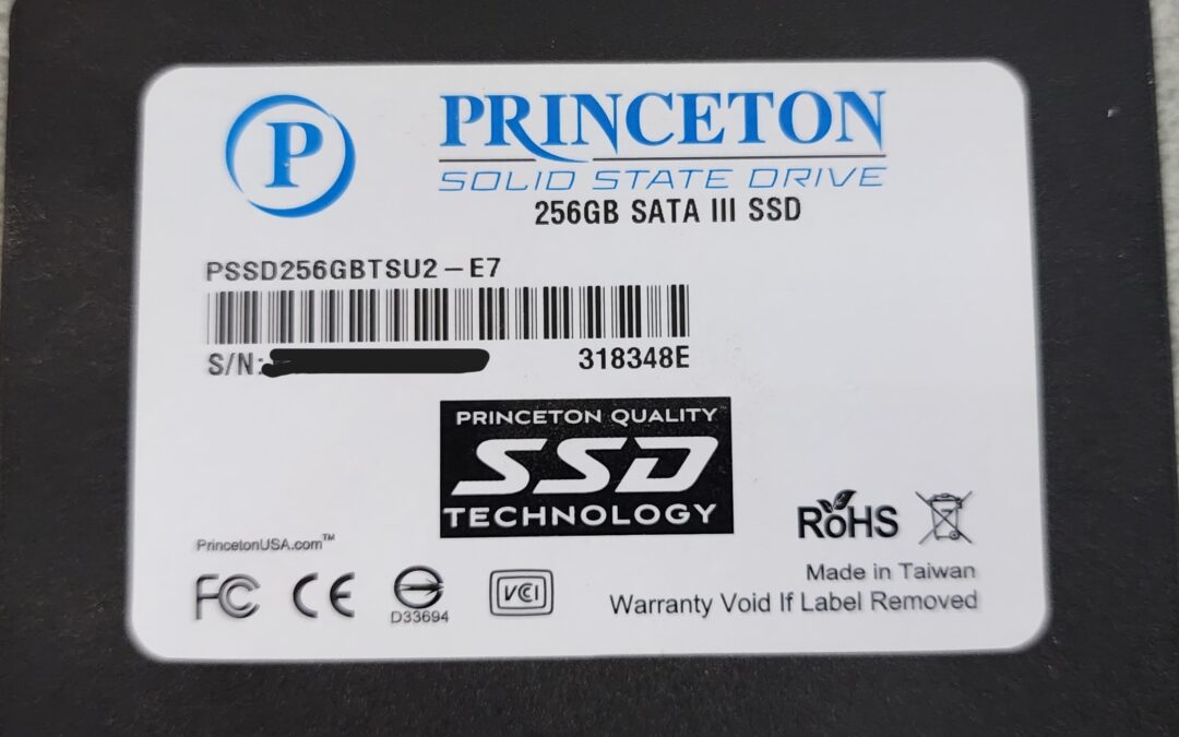 Data Recovery Triumph: 100% Retrieval from a 256GB Princeton SATA SSD with ASolid AS2258-BN Controller